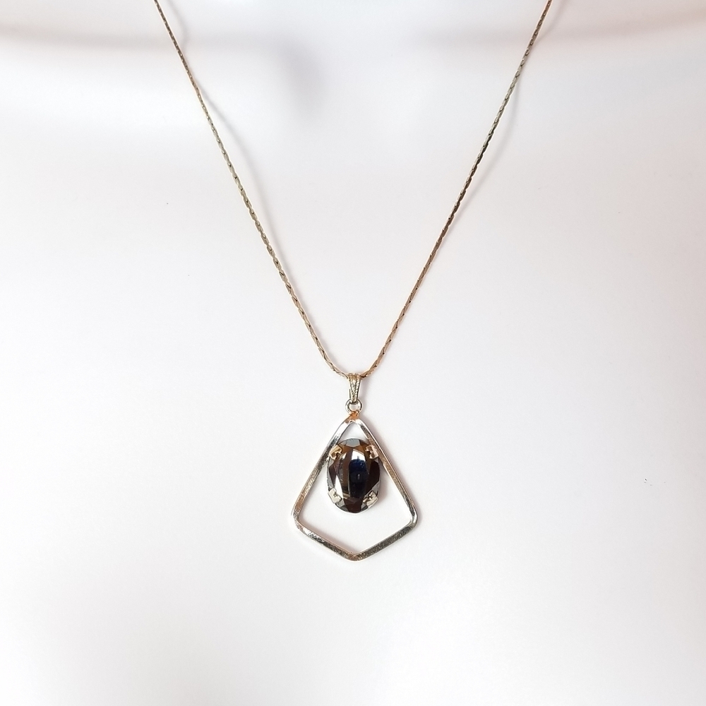 HEMATITE Pendant Necklace